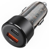 Incarcator auto Acefast B12 60W (USB-A+USB-C) dual-port car charger [Black]