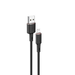 Cablu Acefast C2-02 UBC-A to Lighting zinc alloy charging [Black]