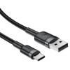 Cablu Acefast C22-04 USB-A to USB-C aluminum alloy charging data cable [Black]