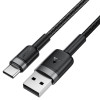 Cablu Acefast C22-04 USB-A to USB-C aluminum alloy charging data cable [Black]