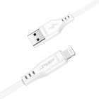 Cablu Acefast C3-02 USB-A to Lighting TPE charging data [White]