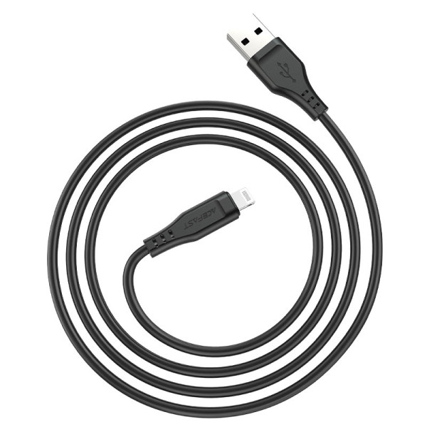 Cablu Acefast C3-02 USB-A to Lighting TPE charging data [White]