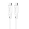 Кабель Acefast C3-03 USB-C to USB-C TPE charging data (60W) [White]