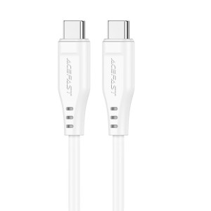 Кабель Acefast C3-03 USB-C to USB-C TPE charging data (60W) [White]