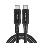 Cablu Acefast C4-03 USB-C to USB-C aluminum alloy 100W (1.8) [Black]