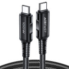 Cablu Acefast C4-03 USB-C to USB-C aluminum alloy 100W (1.8) [Black]
