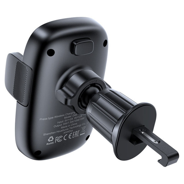 Suport Auto Acefast D48 press type wireless charging car holder for air vent [Black]