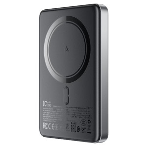 Power Bank Acefast M12 PD20W ultra-thin magnetic wireless charging power bank 10000mAh [Black]