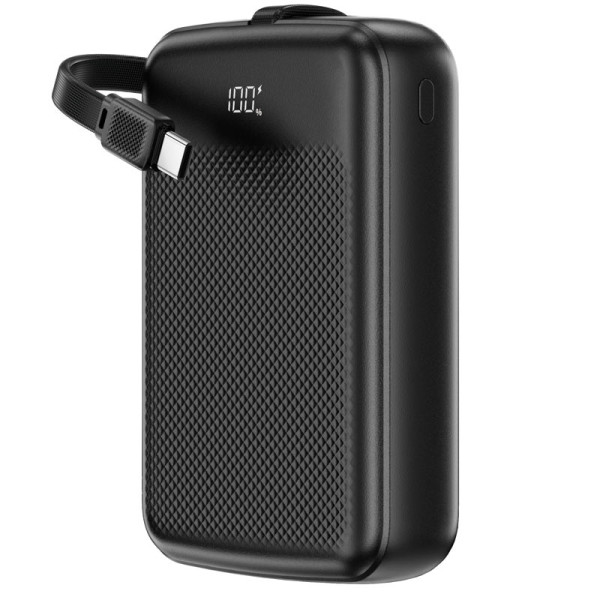 Power Bank Acefast M14 PD20W power bank with cable 20000mAh [Black]
