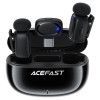 Microfon wireless Acefast R2 wireless lavalier microphones [Black]