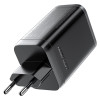 Зарядное устройство Acefast A111 PD67W GaN charger(2*USB-C+USB-A) with retractable cable [Black]