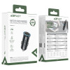 Incarcator auto Acefast B16 95W (USB-A+USB-C) dual port metal car charger [Metal Grey]