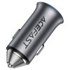 Incarcator auto Acefast B16 95W (USB-A+USB-C) dual port metal car charger [Metal Grey]