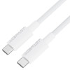Cablu Acefast C18-03 USB-C to USB-C braid charging data cable [White]