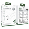 Cablu Acefast C18-03 USB-C to USB-C braid charging data cable [White]