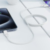Кабель Acefast C18-04 USB-A to USB-C braid charging data cable [White]