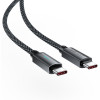 Кабель Acefast C19-03 USB-C to USB-C 60W Fast charging data cable [Black]