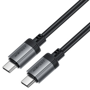 Cablu Acefast C20-03 USB-C to USB-C aluminum alloy charging data cable [Black]