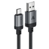 Кабель Acefast C20-04 USB-A to USB-C aluminum alloy charging data cable [Black]
