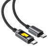 Кабель Acefast C21-03 USB-C to USB-C 60W fantasy color series braided Charging data cable [Black]
