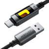 Кабель Acefast C21-04 USB-A to USB-C fantasy color series braided Charging data cable [Black]