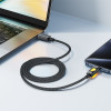 Кабель Acefast C21-04 USB-A to USB-C fantasy color series braided Charging data cable [Black]