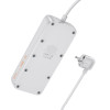 Incarcator de retea Hoco AC21 Sunlight 4-bit(1C3A) desktop socket(EU/GER)(L=3M) [White]