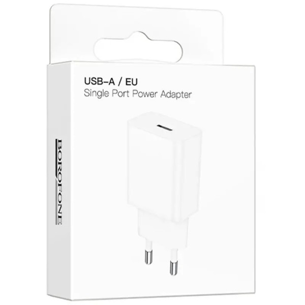 Зарядное Устройство Borofone BA110A Lemi single port charger(EU) [White]