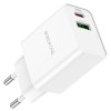 Зарядное Устройство Borofone BA69A Resource (PD + QC3.)[White]