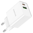 Incarcator de retea Borofone BA69A Resource (PD + QC3.)[White]