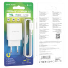 Incarcator de retea Borofone BA69A Resource + Cablu Type-C to Lighting(PD + QC3.)[White]