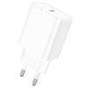 Incarcator de retea Borofone BA71A Power + Cablu Type-C to Lighting (PD + QC3.0) [White]