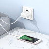 Зарядное устройство Borofone BA72A Spring + Кабель Micro USB (QC3.)[White]