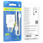 Incarcator de retea Borofone BA72A Spring + cablu Micro USB (QC3.)[White]