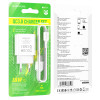 Зарядное Устройство Borofone BA72A Spring + Кабель Type-C (QC3.)[White]