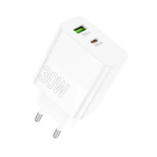 Incarcator de retea Borofone BA75A Powerful (PD30W + QC3.0) [White]