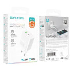 Incarcator de retea Borofone BA75A Powerful (PD30W + QC3.0) [White]