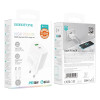 Incarcator de retea Borofone BA75A Powerful + Cablu USB-C to USB-C (PD30W + QC3.0) [White]