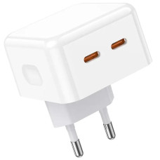 Incarcator de retea Borofone BA76A Source Dual Port (PD35W) [White]