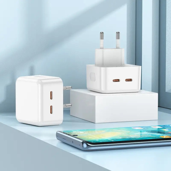 Зарядное Устройство Borofone BA76A Source Dual Port (PD35W) [White]
