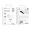 Incarcator de retea Borofone BA76A Source + Cablu USB-C to Lighting (PD35W) [White]