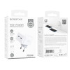 Incarcator de retea Borofone BA76A Source +Cablu USB-C to USB-C (PD35W) [White]