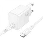 Зарядное устройство Borofone BA77A Insightful Type-C to Type-C (PD30W) [White]
