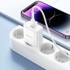 Зарядное устройство Borofone BA81A single port PD20W charger set (Type-C to Lightning) [White]