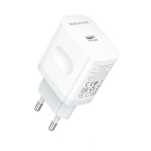 Incarcator de retea Borofone BA99A Breeze single port PD20W [White]