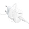 Incarcator de retea Borofone BA99A Breeze single port PD20W charger set(C to iP) [White]