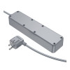 Prelungitor Borofone BAC8 Power 3-position socket (1C3A) (EU/GER) (L=3M) [Black] 