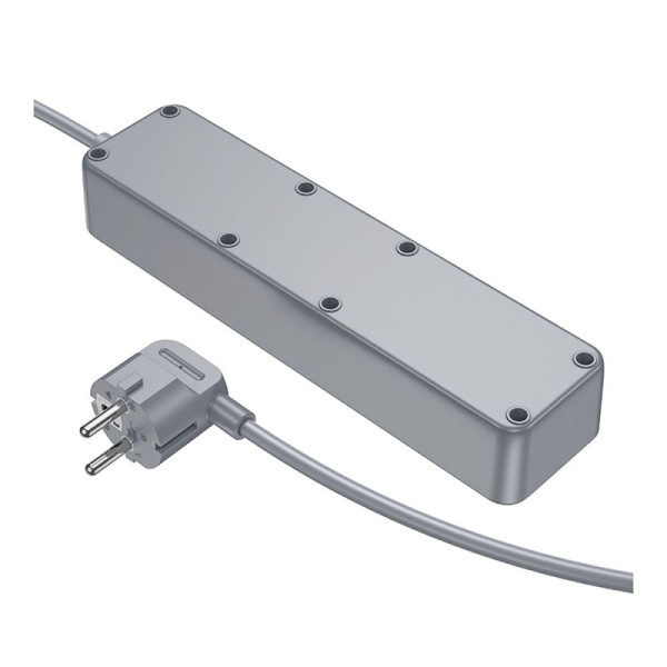 Prelungitor Borofone BAC8 Power 3-position socket (1C3A) (EU/GER) (L=3M) [Black] 