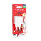 Зарядное Устройство Borofone BAS12A Erudite + Кабель Type-C [White]