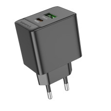 Incarcator de retea Borofone BAS14A Erudite (PD20W + QC3,0) [Black]